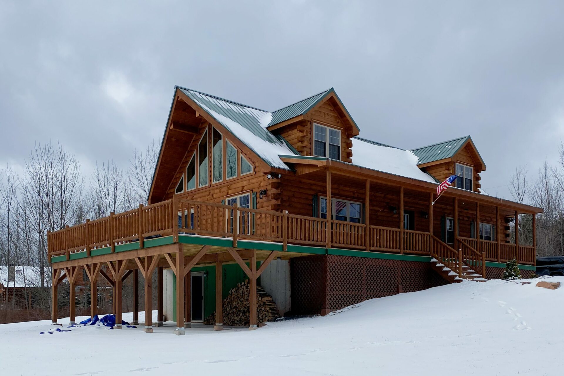 Modern Woodland Log Cabin | Woodland Modular Home