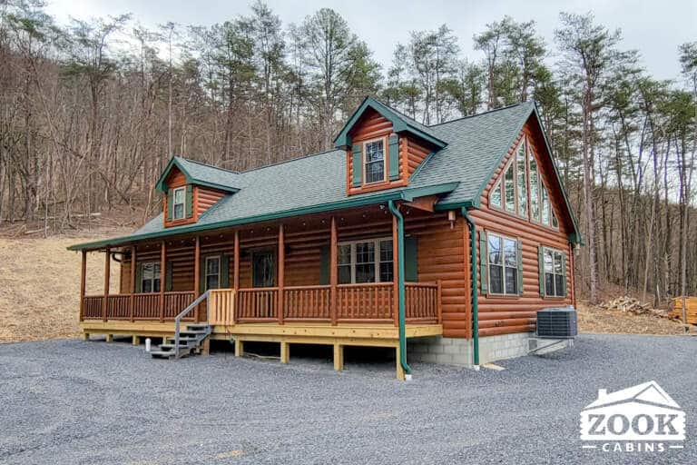 2023 Mountaineer Deluxe Log Home Photos - Zook Cabins