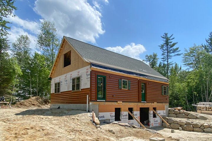 28x40 Log Home In Campton NH | Zook Cabins