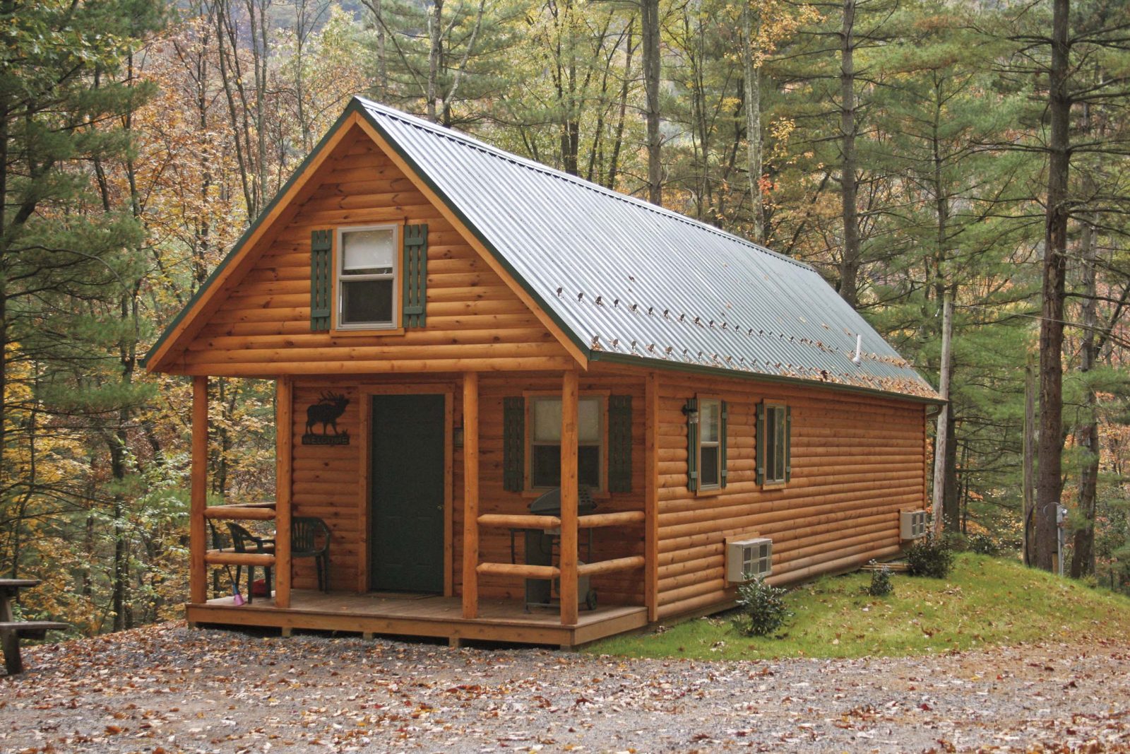 Beautifully, Quaint Single Wide Log Cabin Home Catskill Log Homes