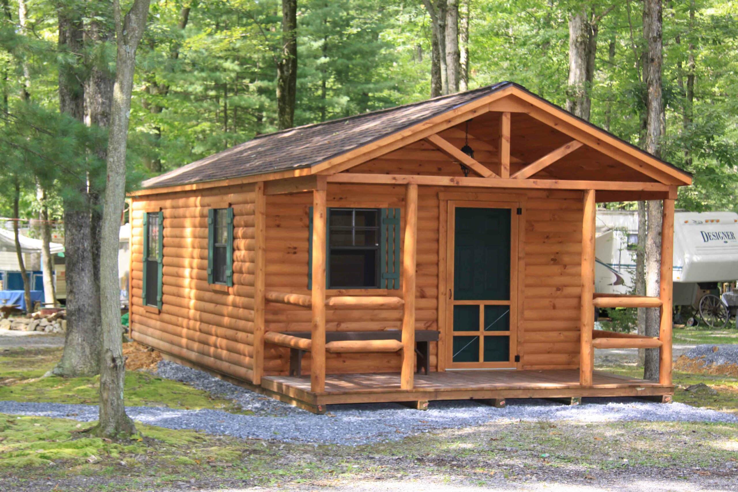 Small Cabin Foundation Stone Zook Cabins